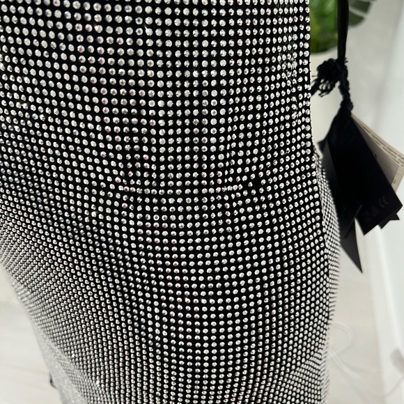 Prada Embroidered rhinestone mesh dress - Picture 3 of 7